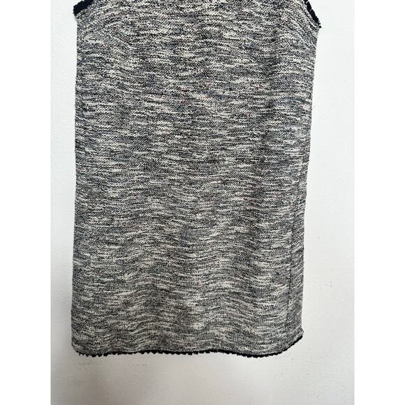 LOFT Multicolored Tweed Style Sleeveless Color Shift Crewneck Dress size XSP - Picture 6 of 9